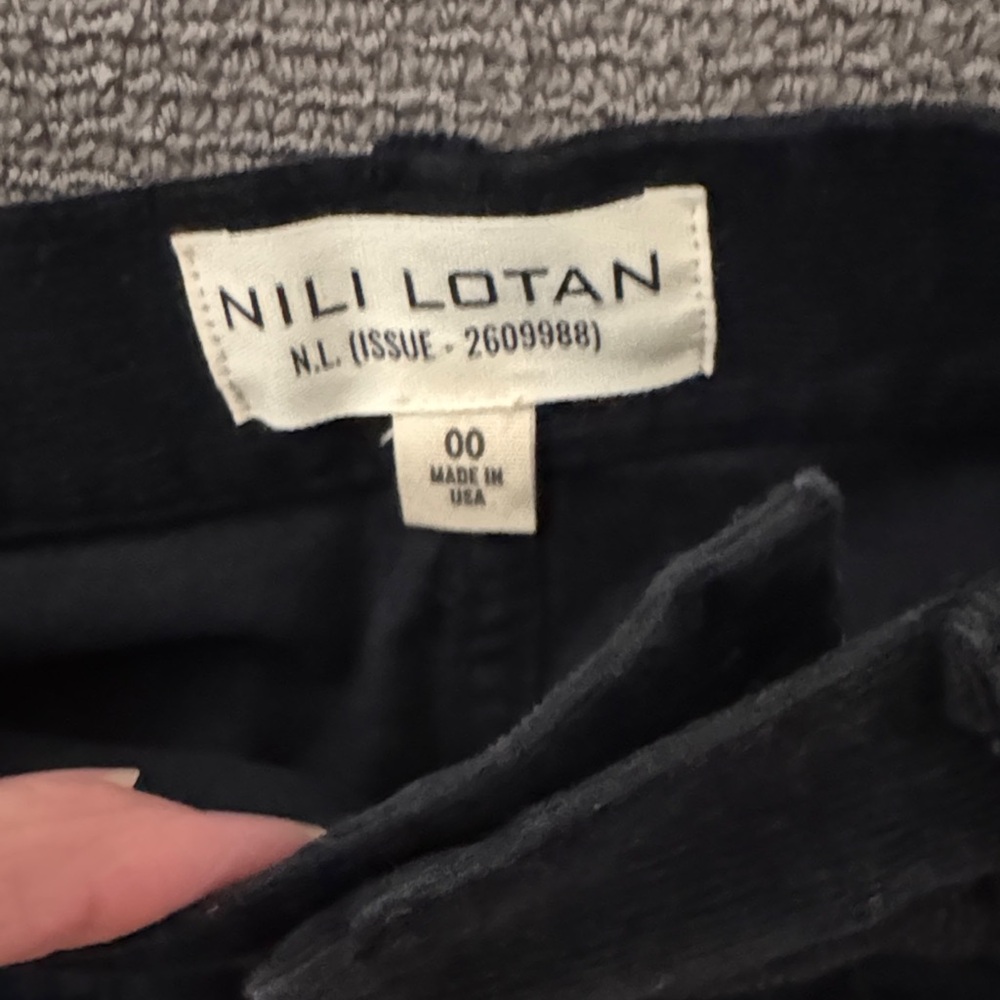 Nili Lotan SHON Black corduroy